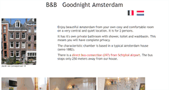 Desktop Screenshot of goodnightamsterdam.com