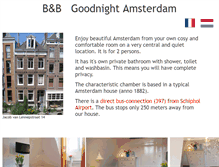 Tablet Screenshot of goodnightamsterdam.com